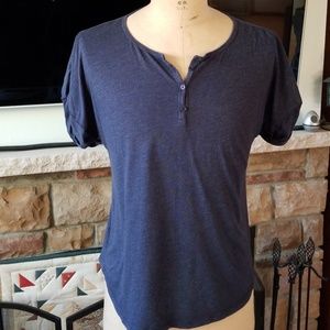 Mossimo quarter button top